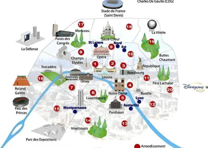 Disponible - - Equipped Souplex - Mezzanine Bedrooms - From 1 To 6 Guests - Departure Up To 11am - Entrance From 4 Pm パリ